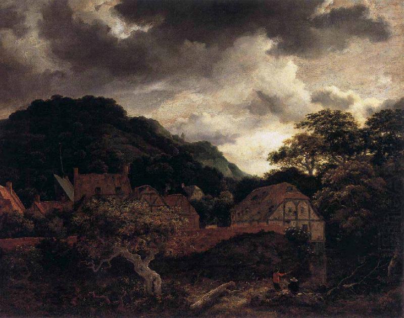 Jacob Isaacksz. van Ruisdael Village at the Wood's Edge china oil painting image